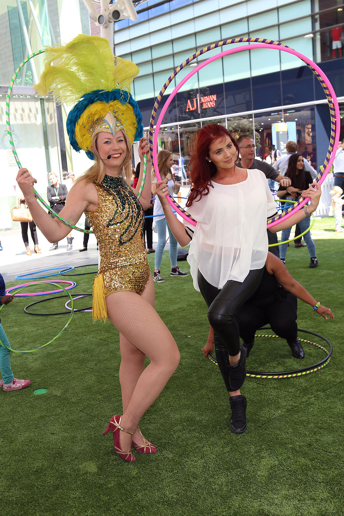 Amy Childs at Photocall to launch the Big Dance class