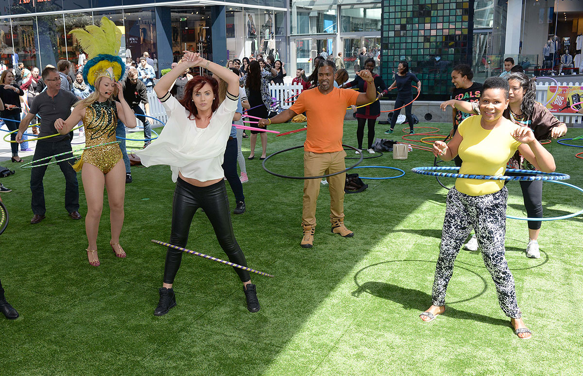 Amy Childs at Photocall to launch the Big Dance class