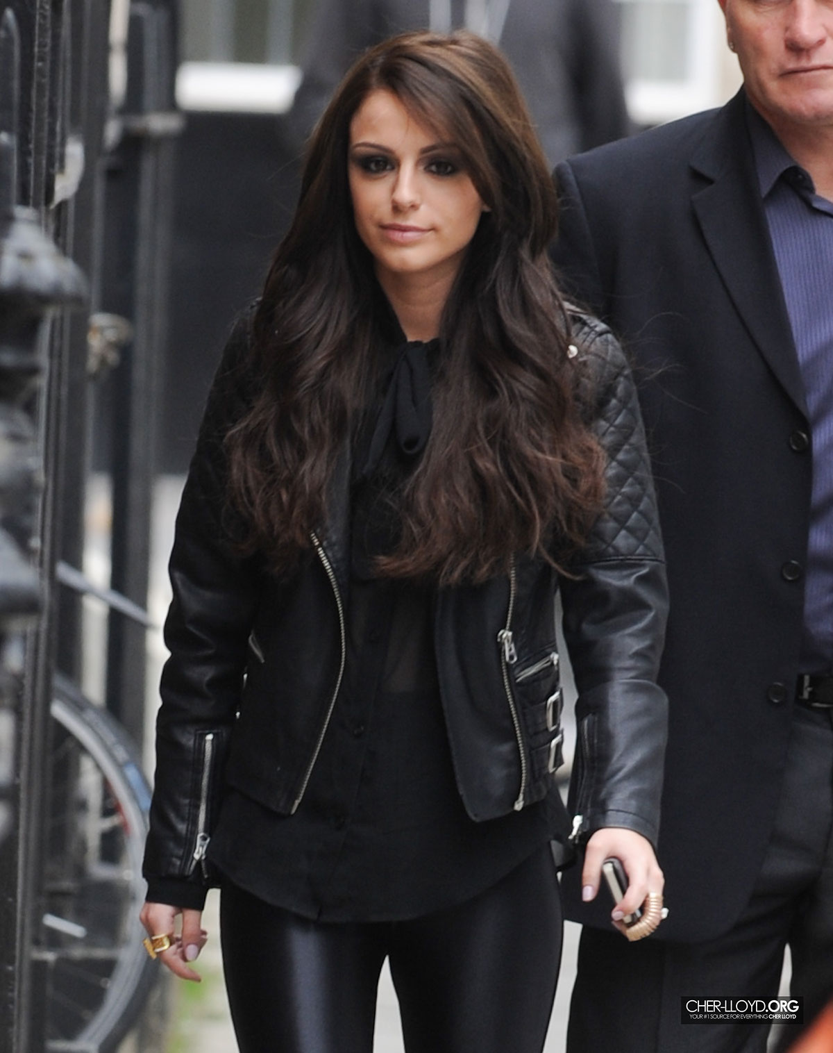 Cher Lloyd at Sony offices in London