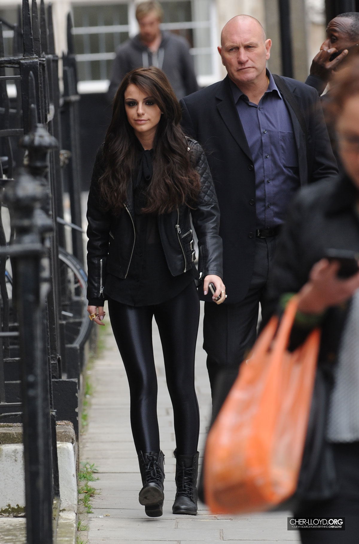 Cher Lloyd at Sony offices in London