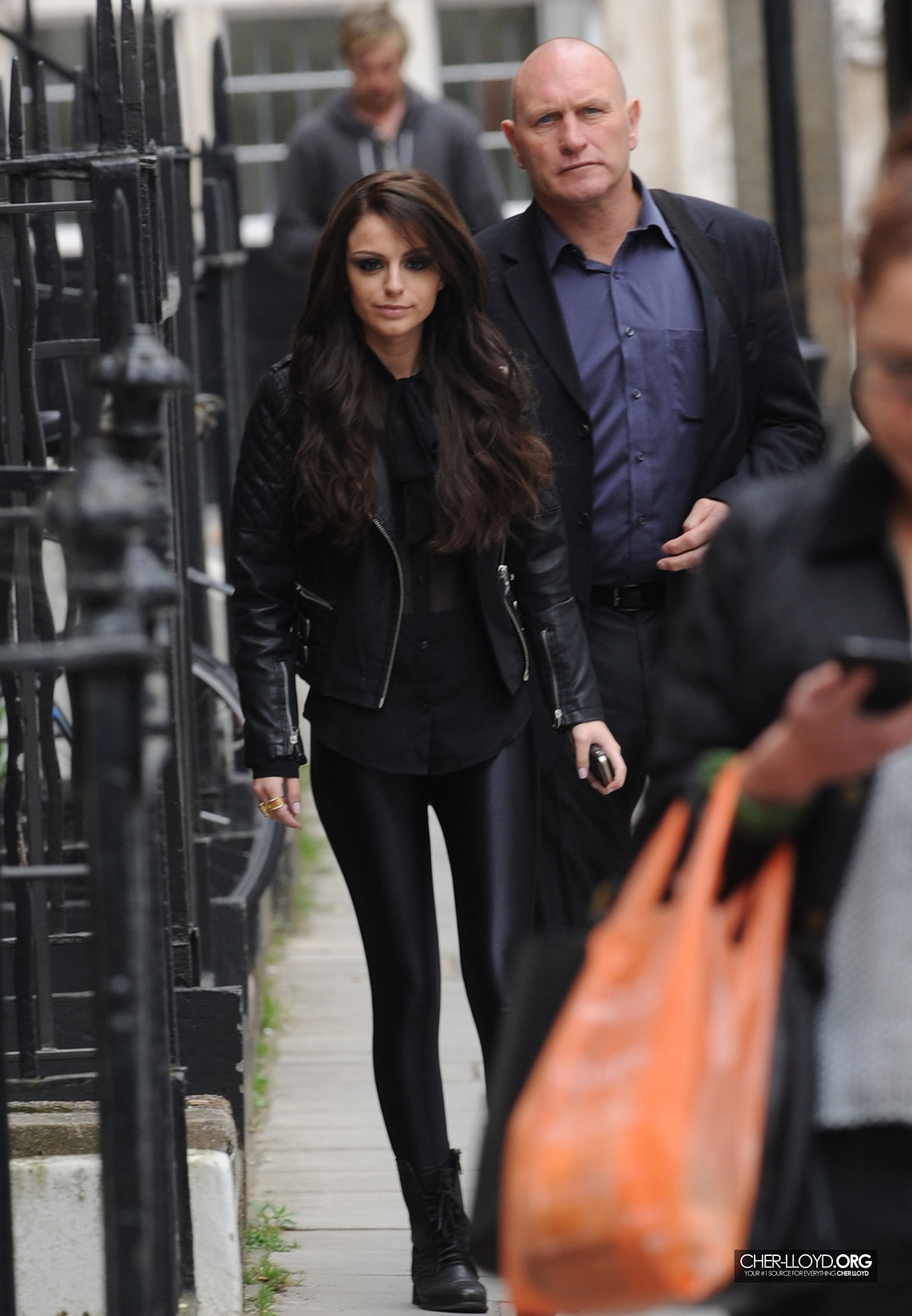 Cher Lloyd at Sony offices in London