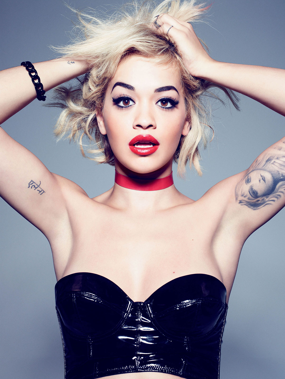 Rita Ora photoshoot for Rimmel London