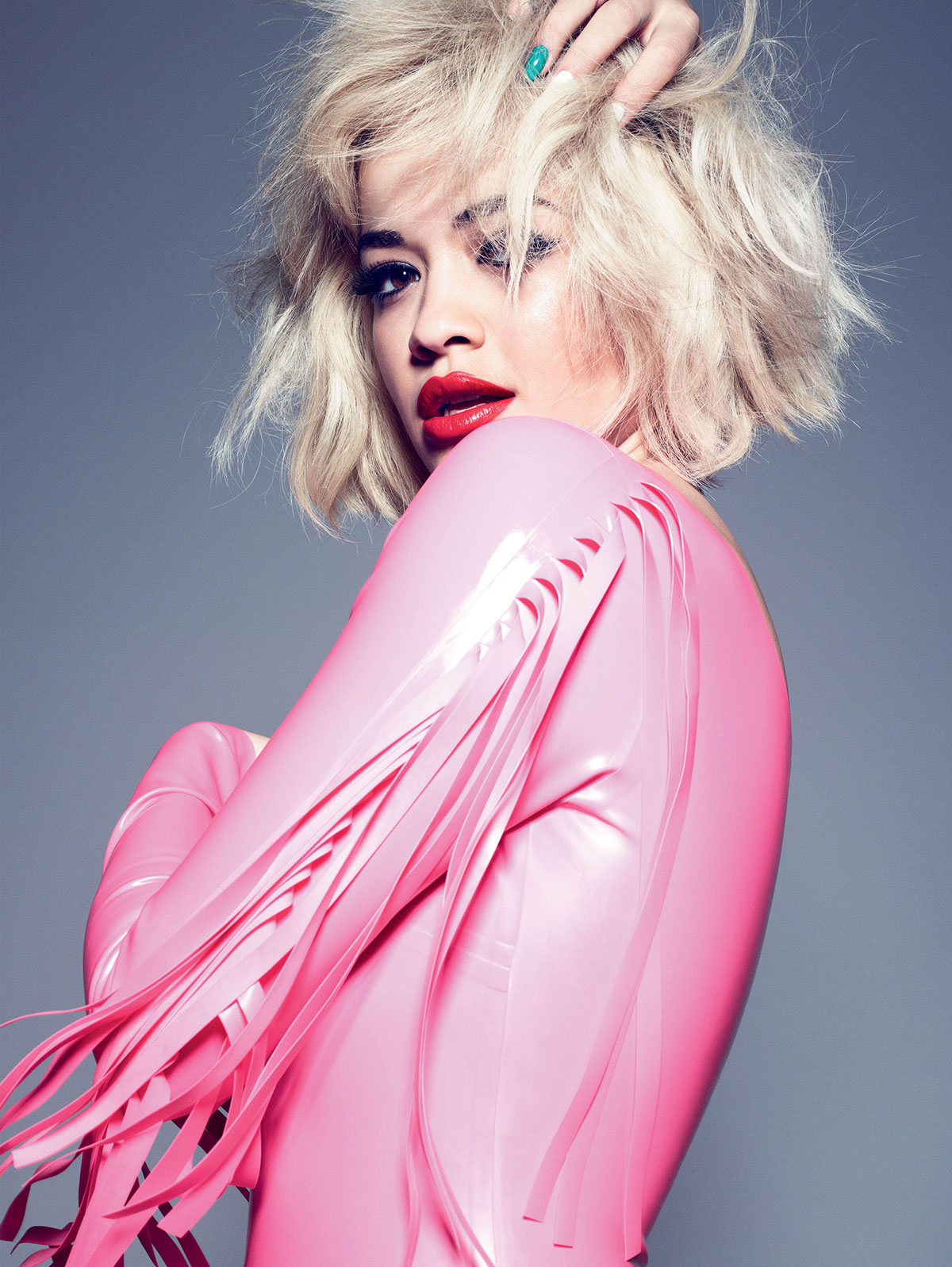 Rita Ora photoshoot for Rimmel London
