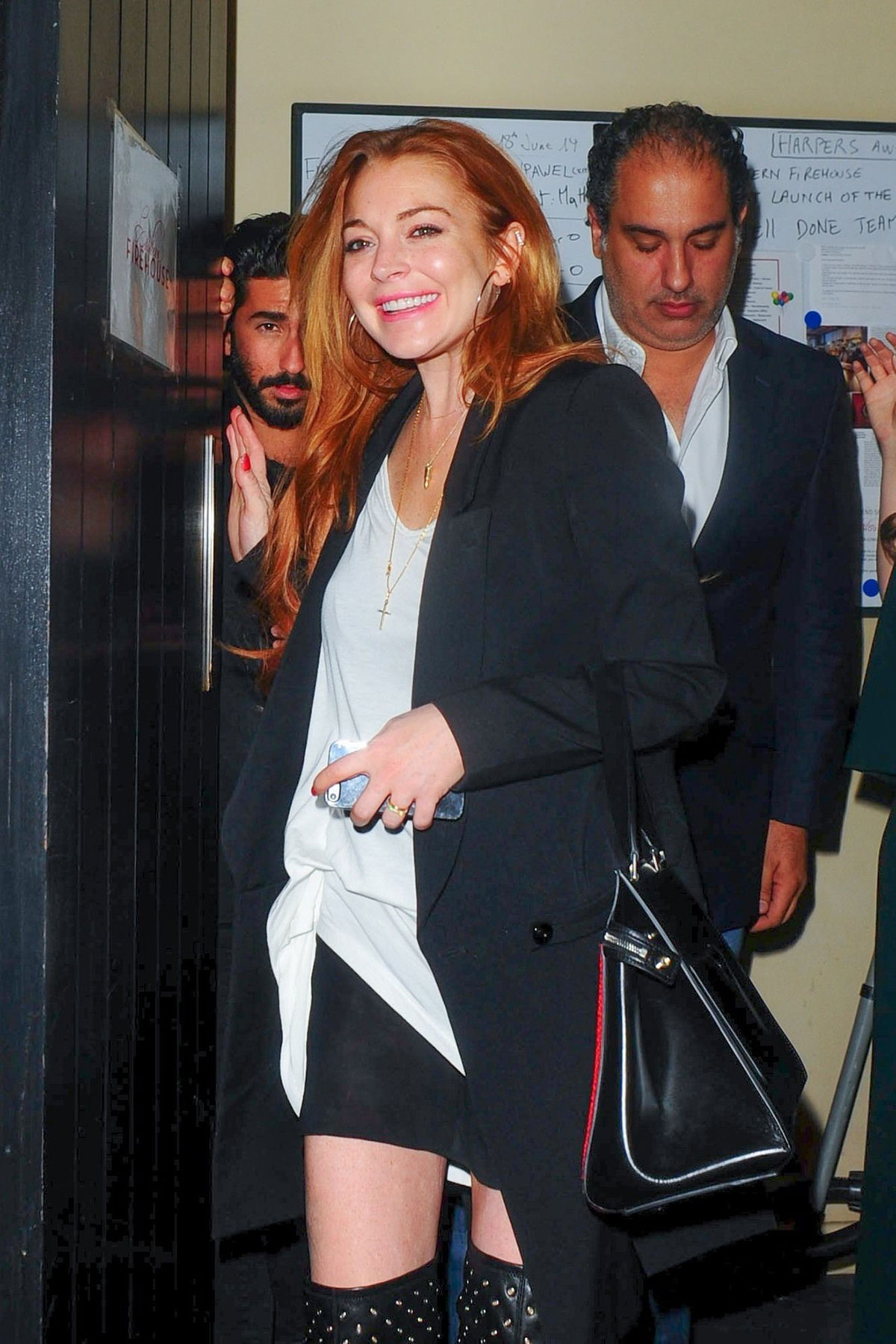 Lindsay Lohan at Chiltern Firehouse