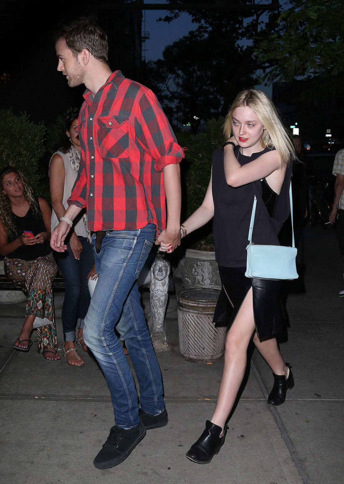 Dakota Fanning going to Dinner in NYC