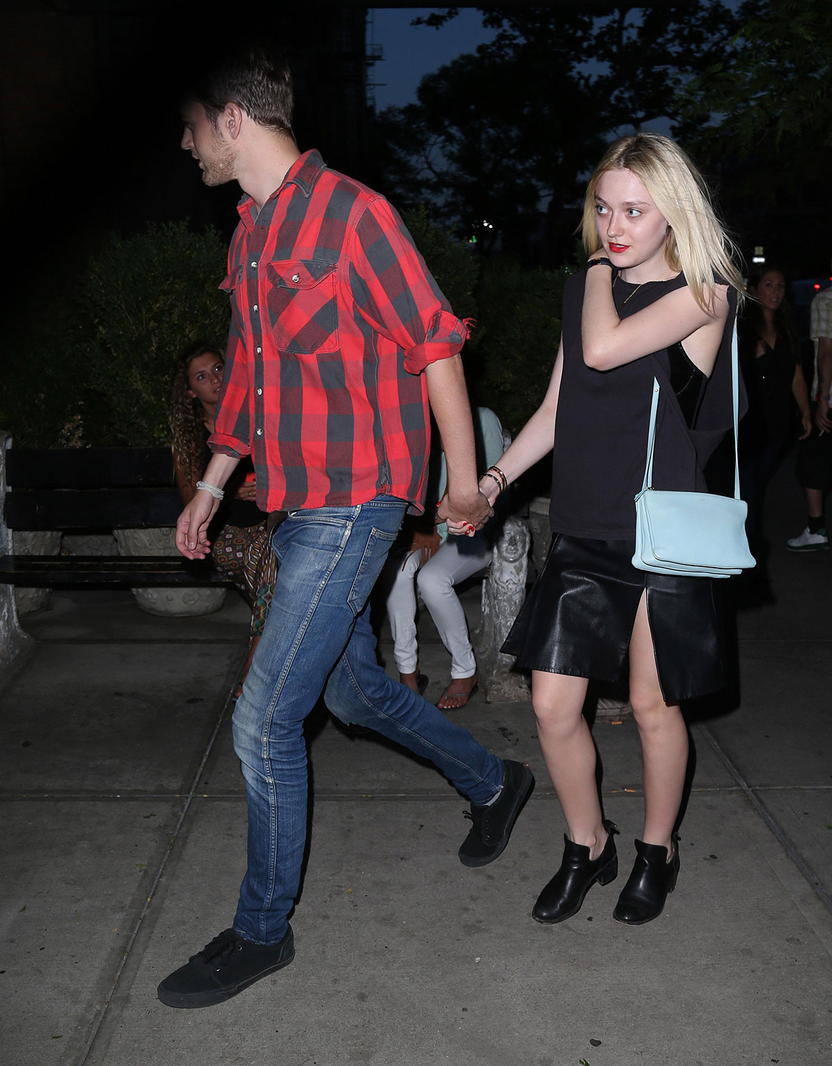 Dakota Fanning going to Dinner in NYC