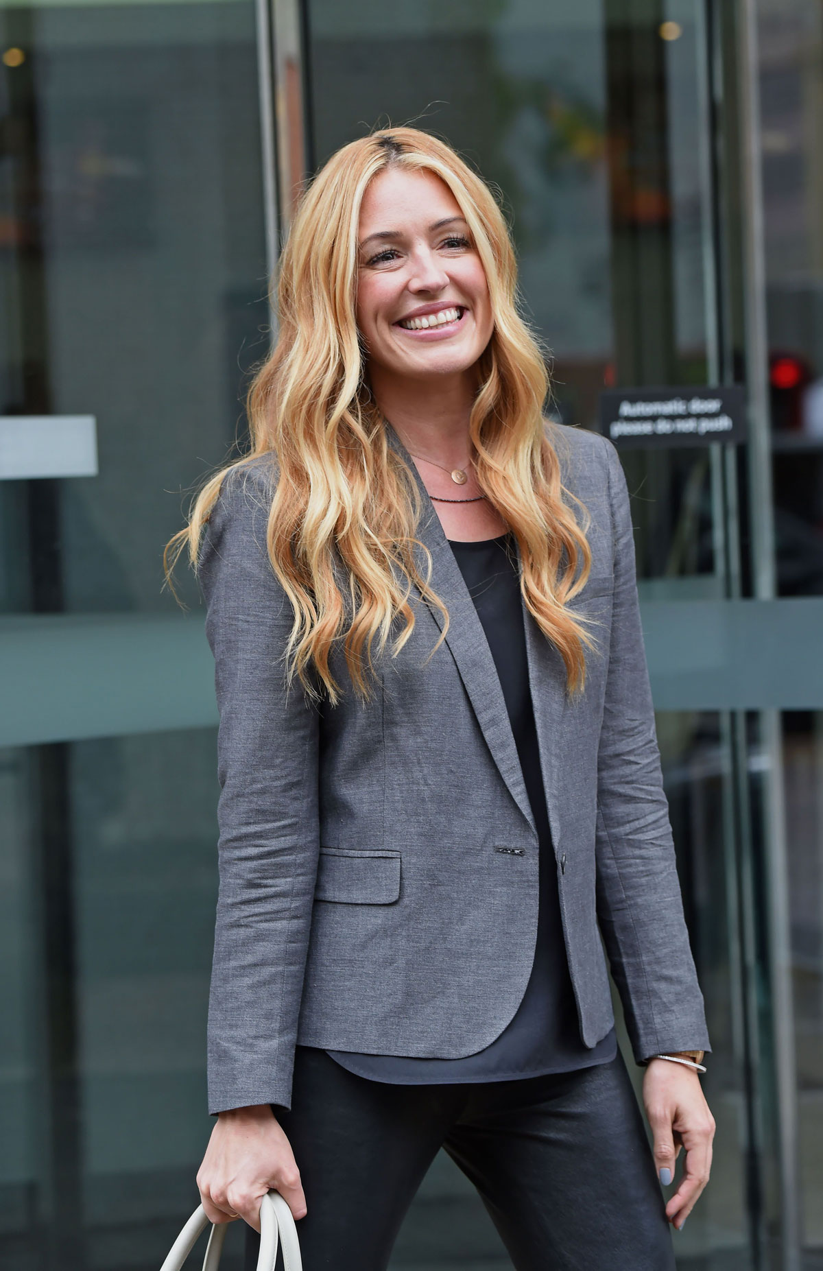 Cat Deeley leaving the ITV studios