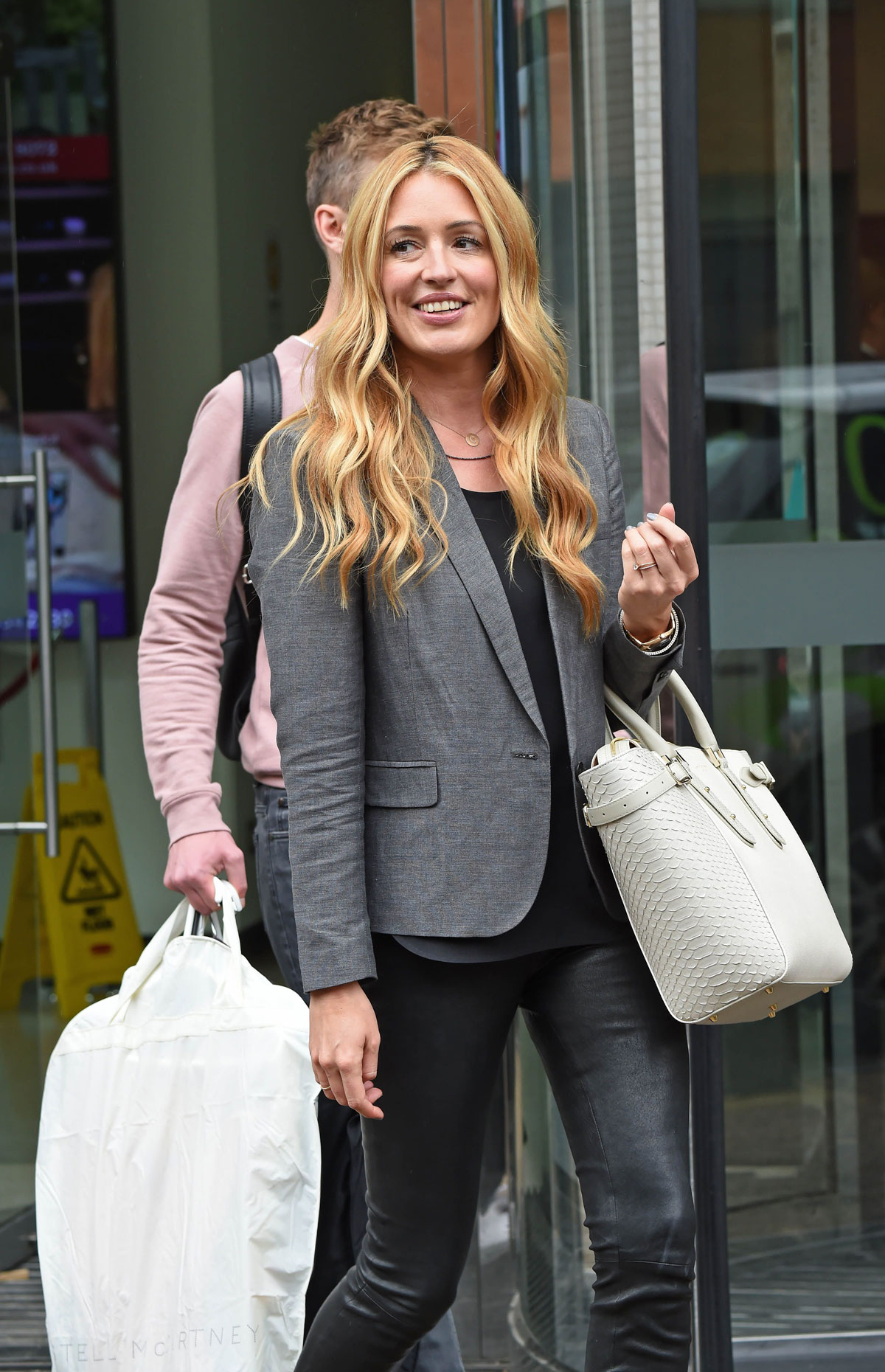 Cat Deeley leaving the ITV studios