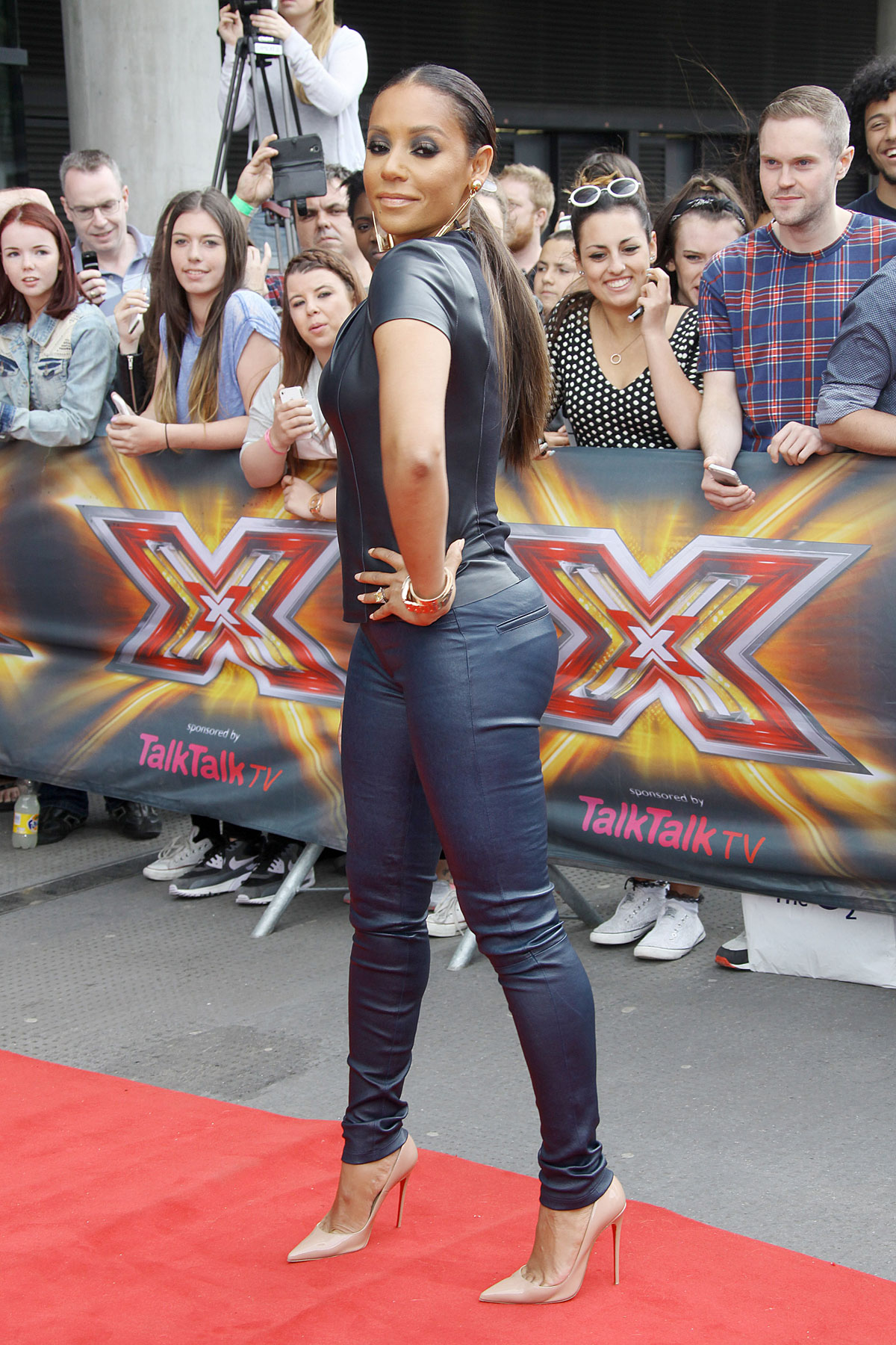 Mel B at X Factor auditions in London