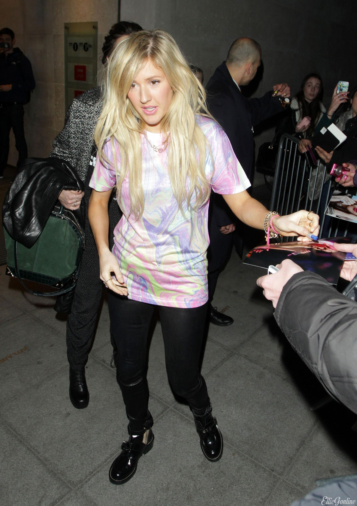 Ellie Goulding at BBC Radio 1 Studios