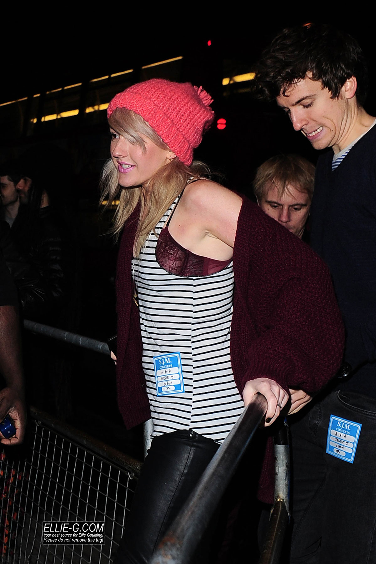 Ellie Goulding arrives at a Jessie J performance