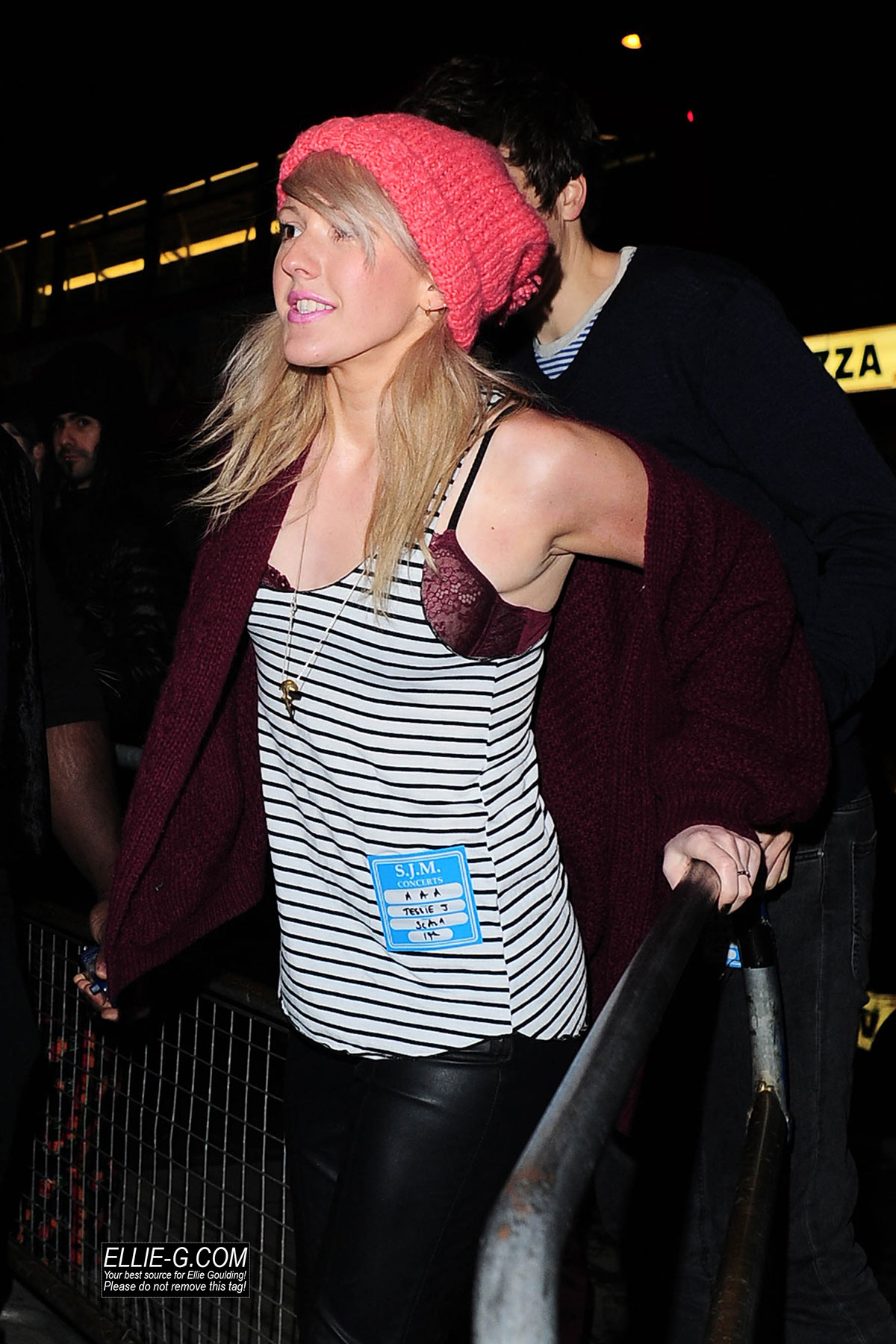 Ellie Goulding arrives at a Jessie J performance