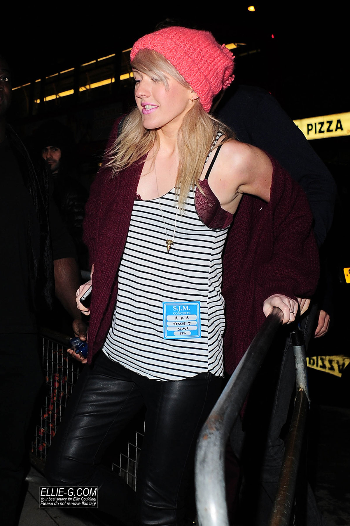 Ellie Goulding arrives at a Jessie J performance