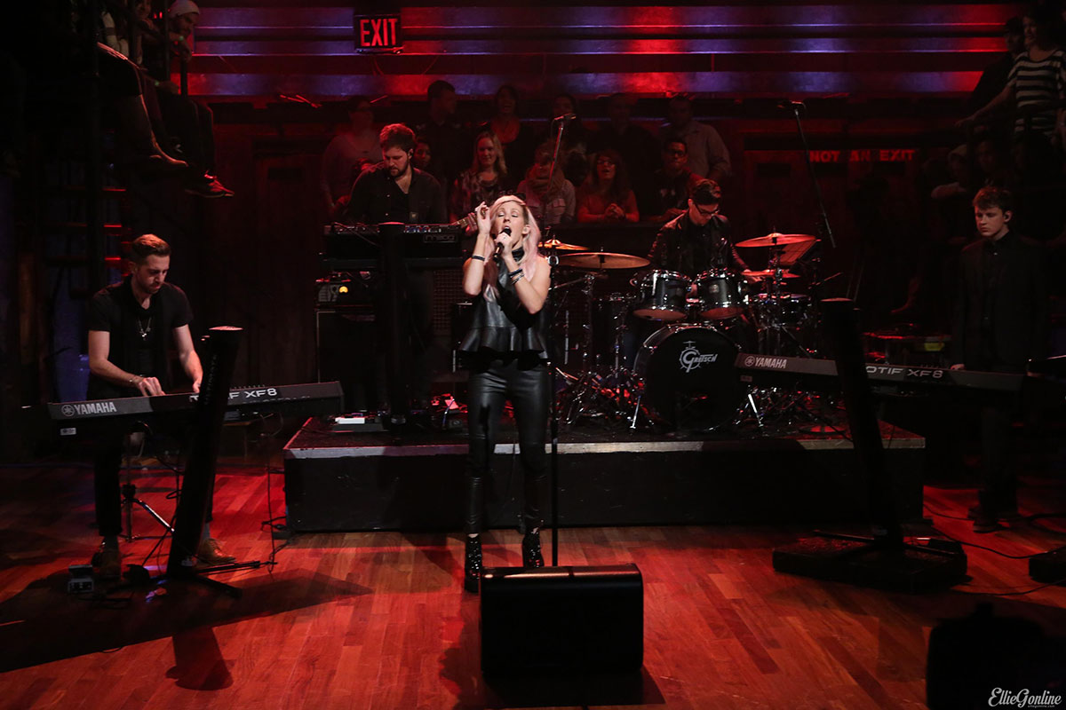 Ellie Goulding at Late Night With Jimmy Fallon