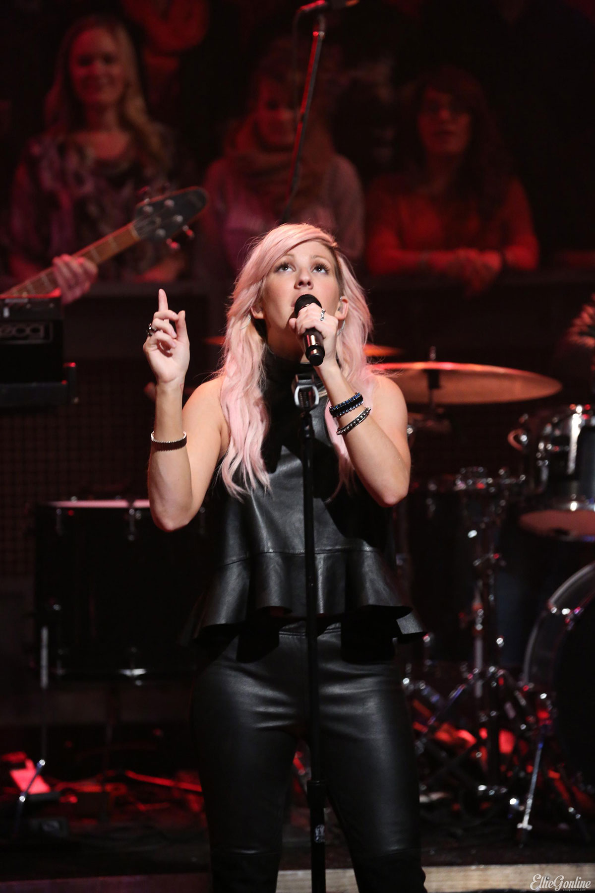 Ellie Goulding at Late Night With Jimmy Fallon