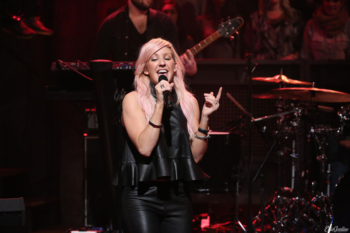 Ellie Goulding at Late Night With Jimmy Fallon