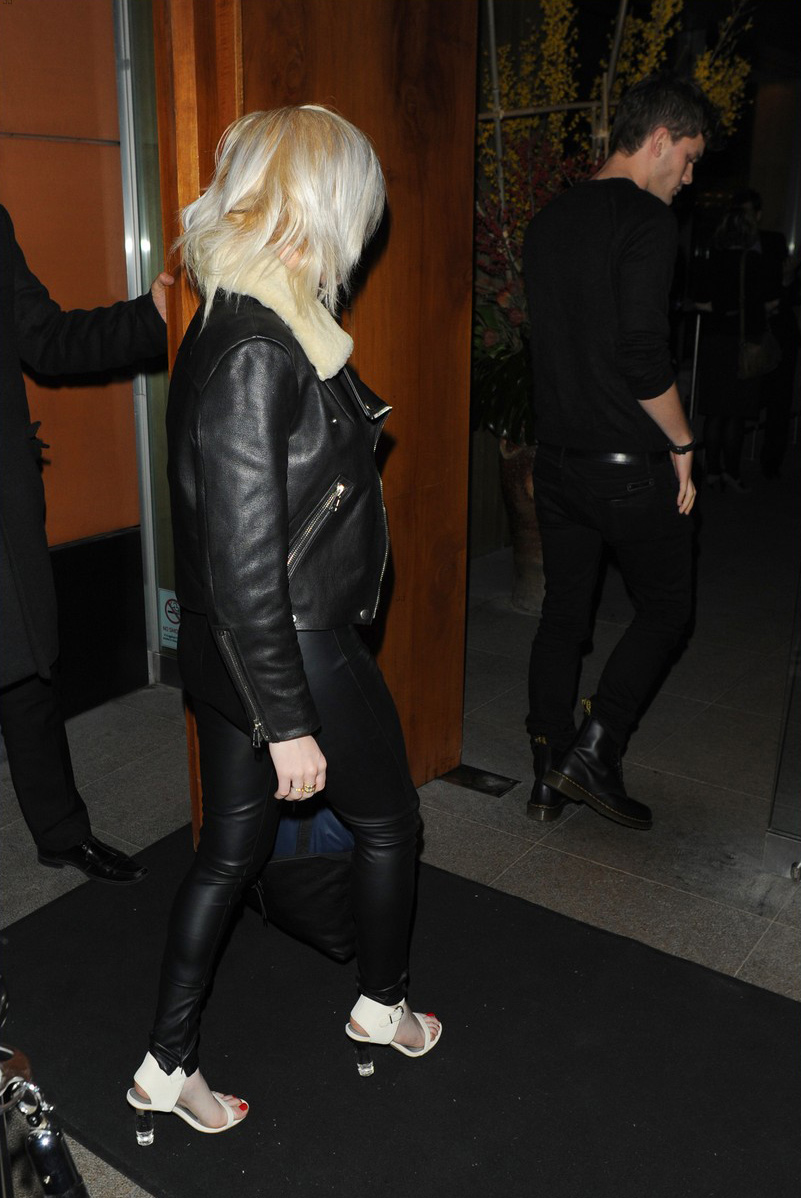 Ellie Goulding at Zuma Restaurant with Jeremy Irvine