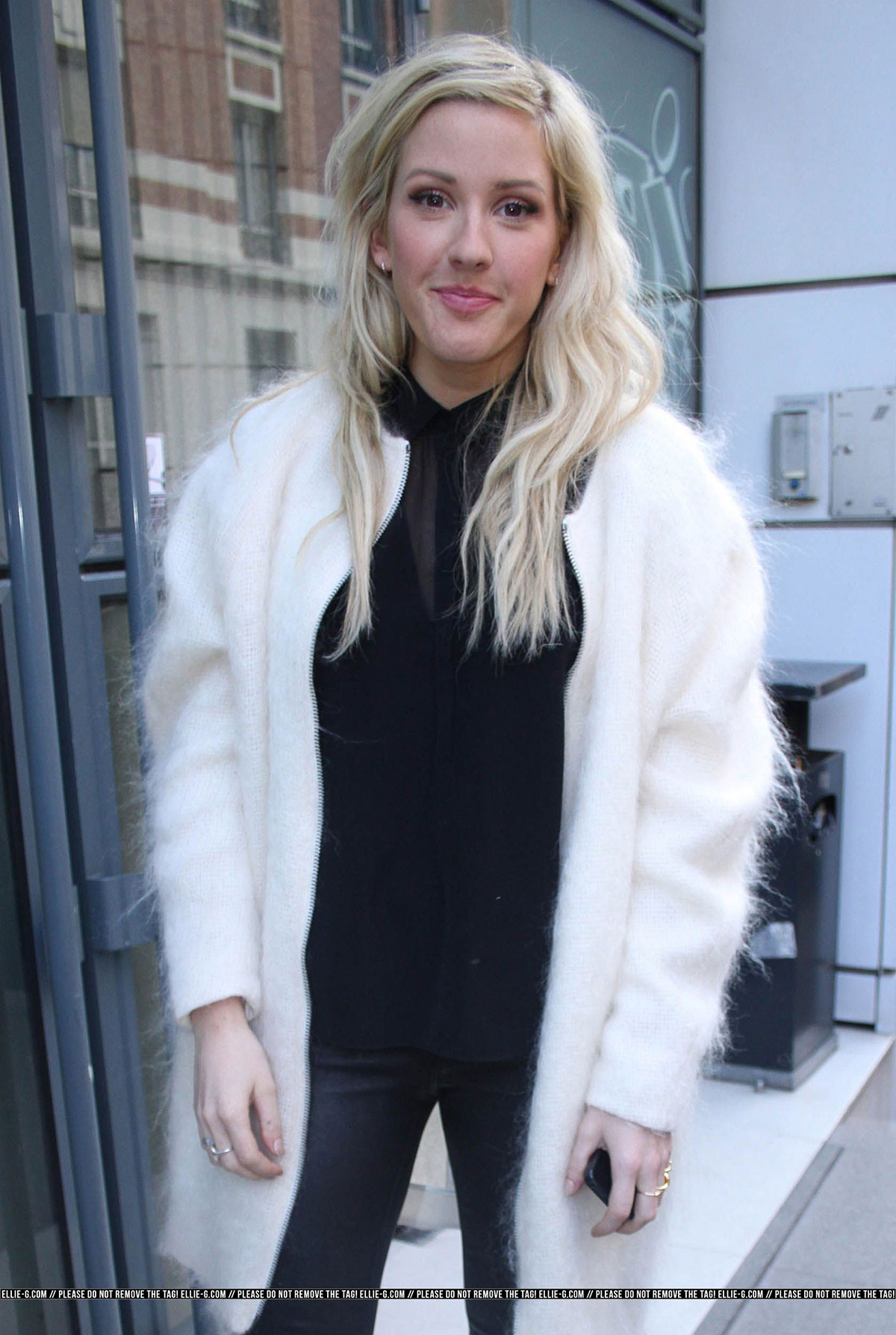 Ellie Goulding at NRJ studios in Paris