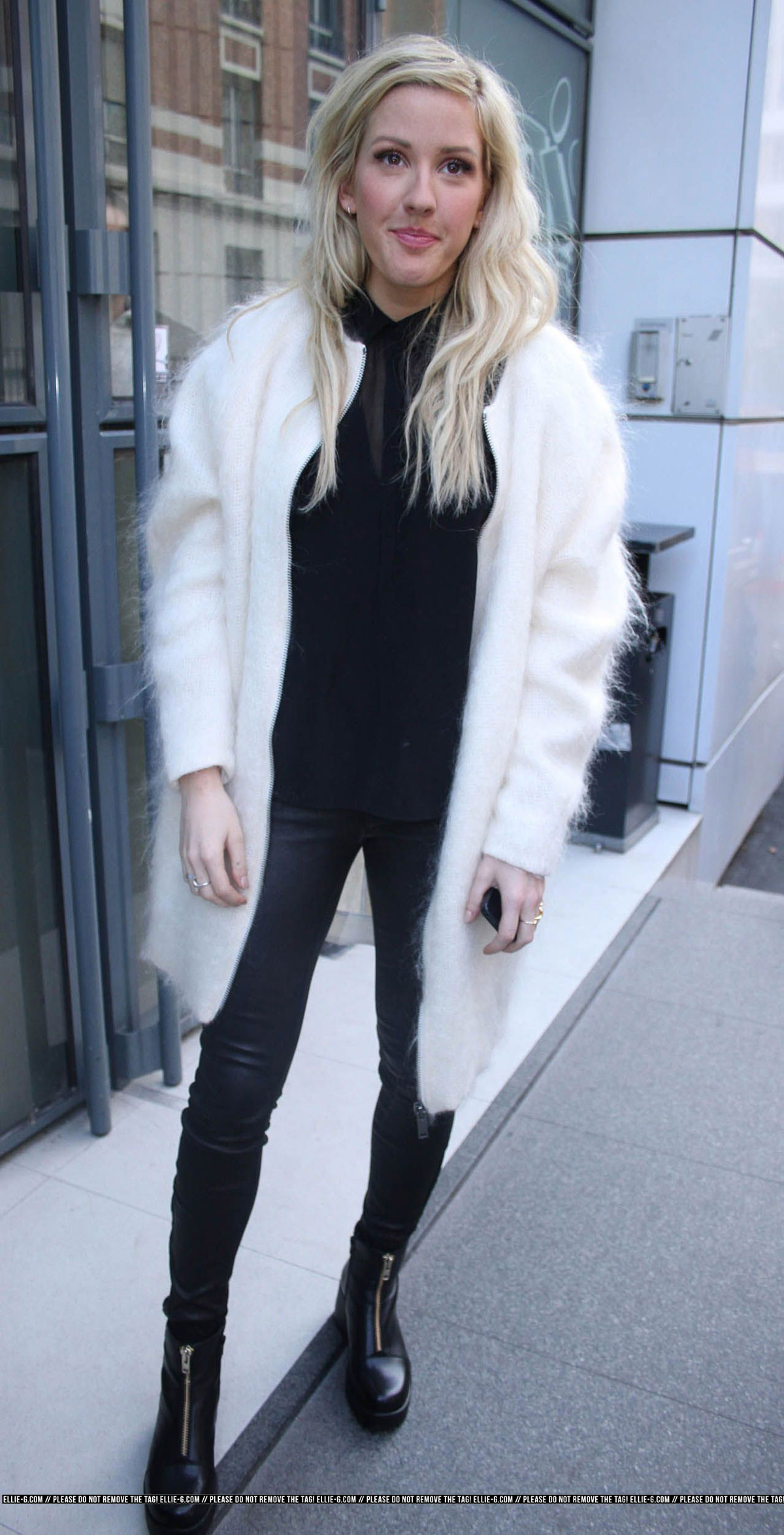 Ellie Goulding at NRJ studios in Paris