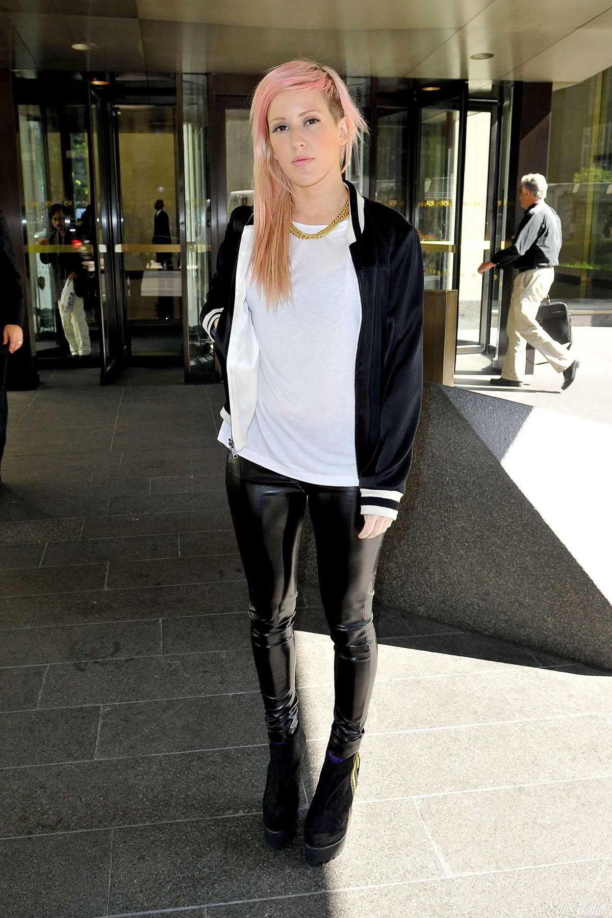 Ellie Goulding outside Sirius Studios