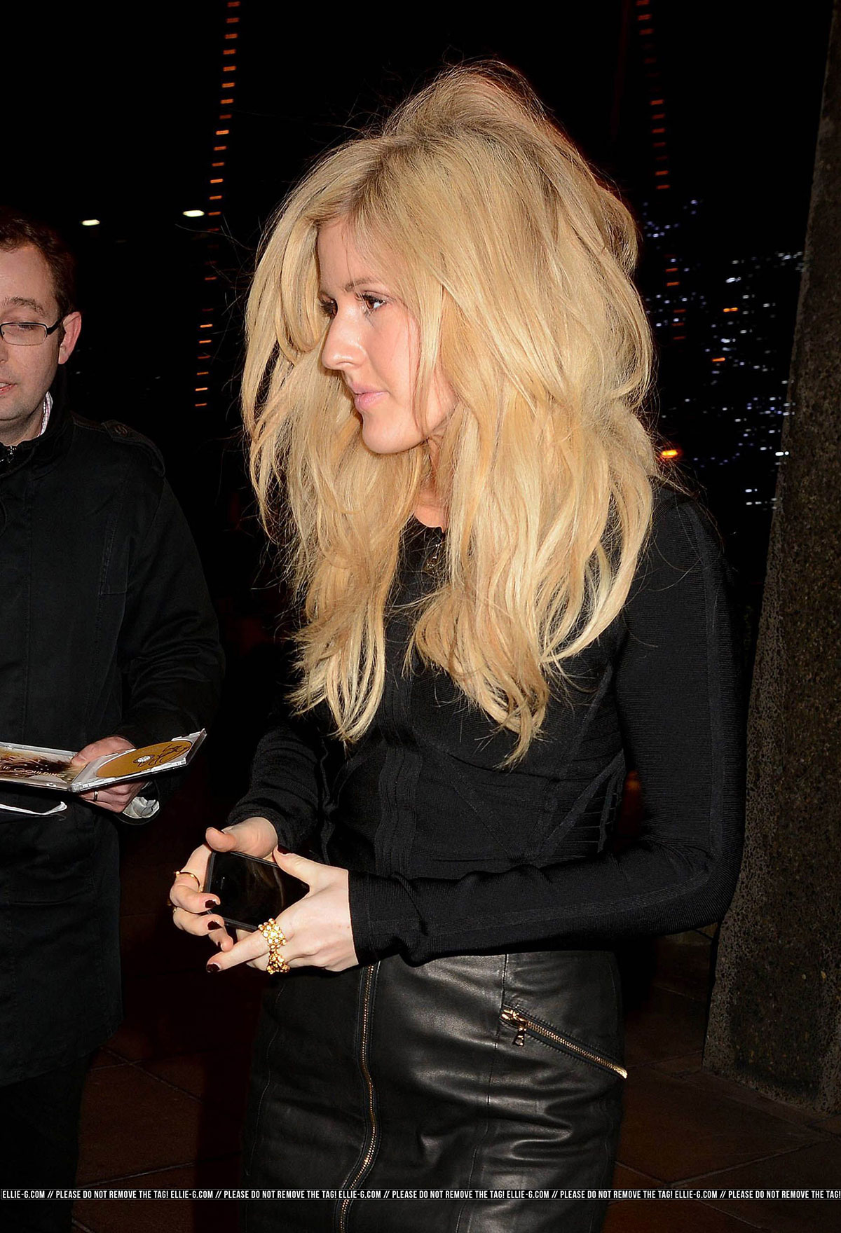Ellie Goulding arriving at RTE studios for The Late Late Show