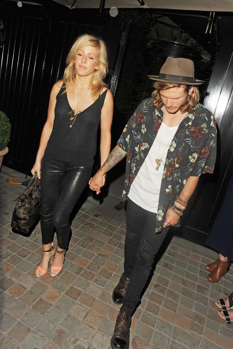 Ellie Goulding was spotted at the Chiltern Firehouse in London