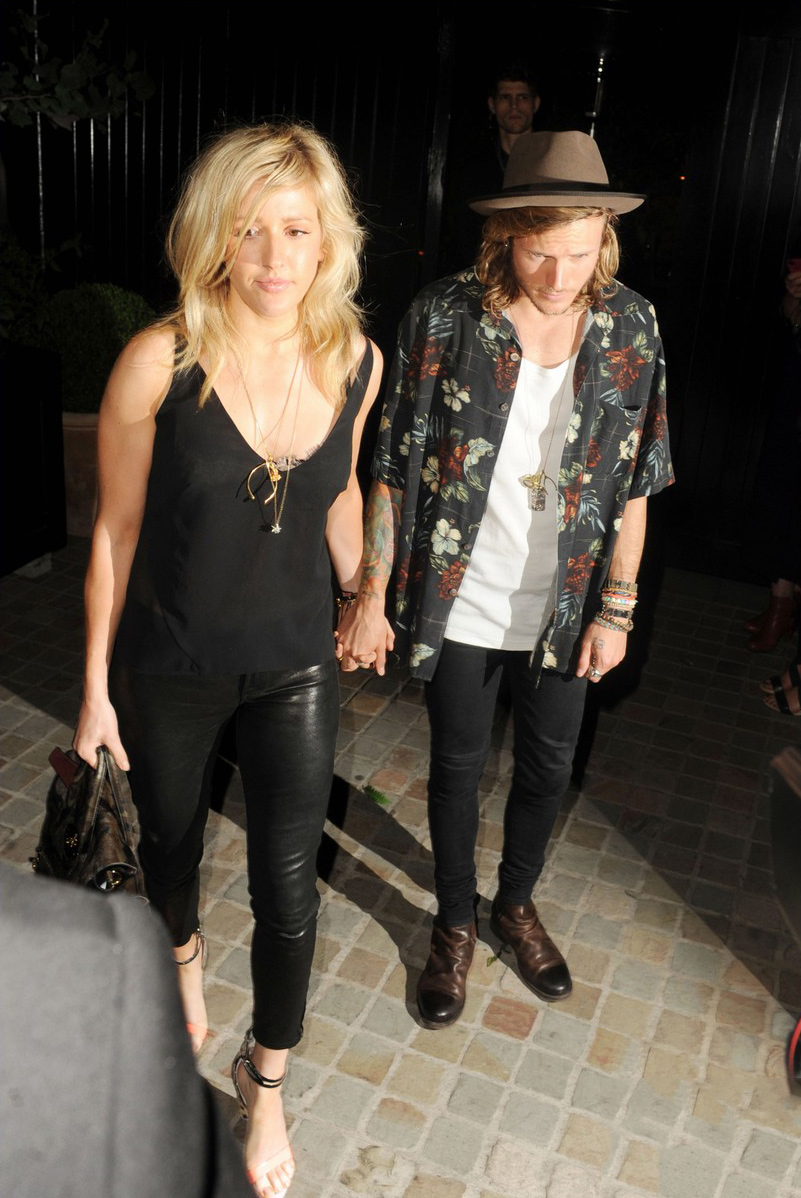 Ellie Goulding was spotted at the Chiltern Firehouse in London