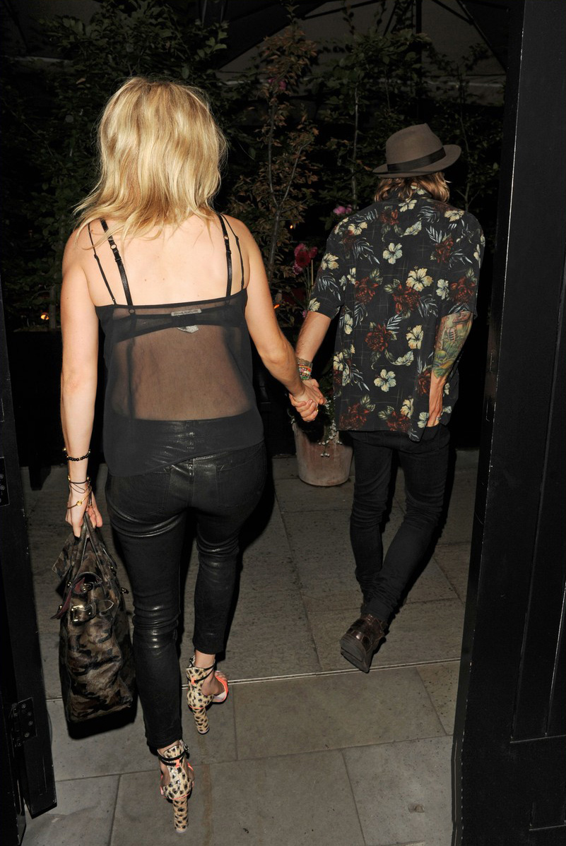 Ellie Goulding was spotted at the Chiltern Firehouse in London