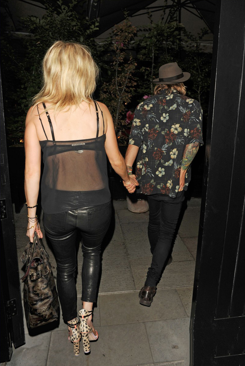 Ellie Goulding was spotted at the Chiltern Firehouse in London