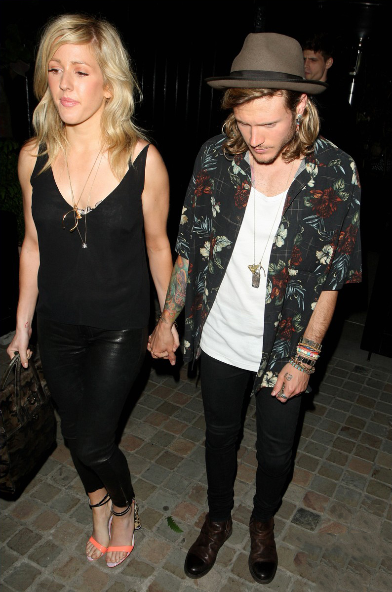 Ellie Goulding was spotted at the Chiltern Firehouse in London