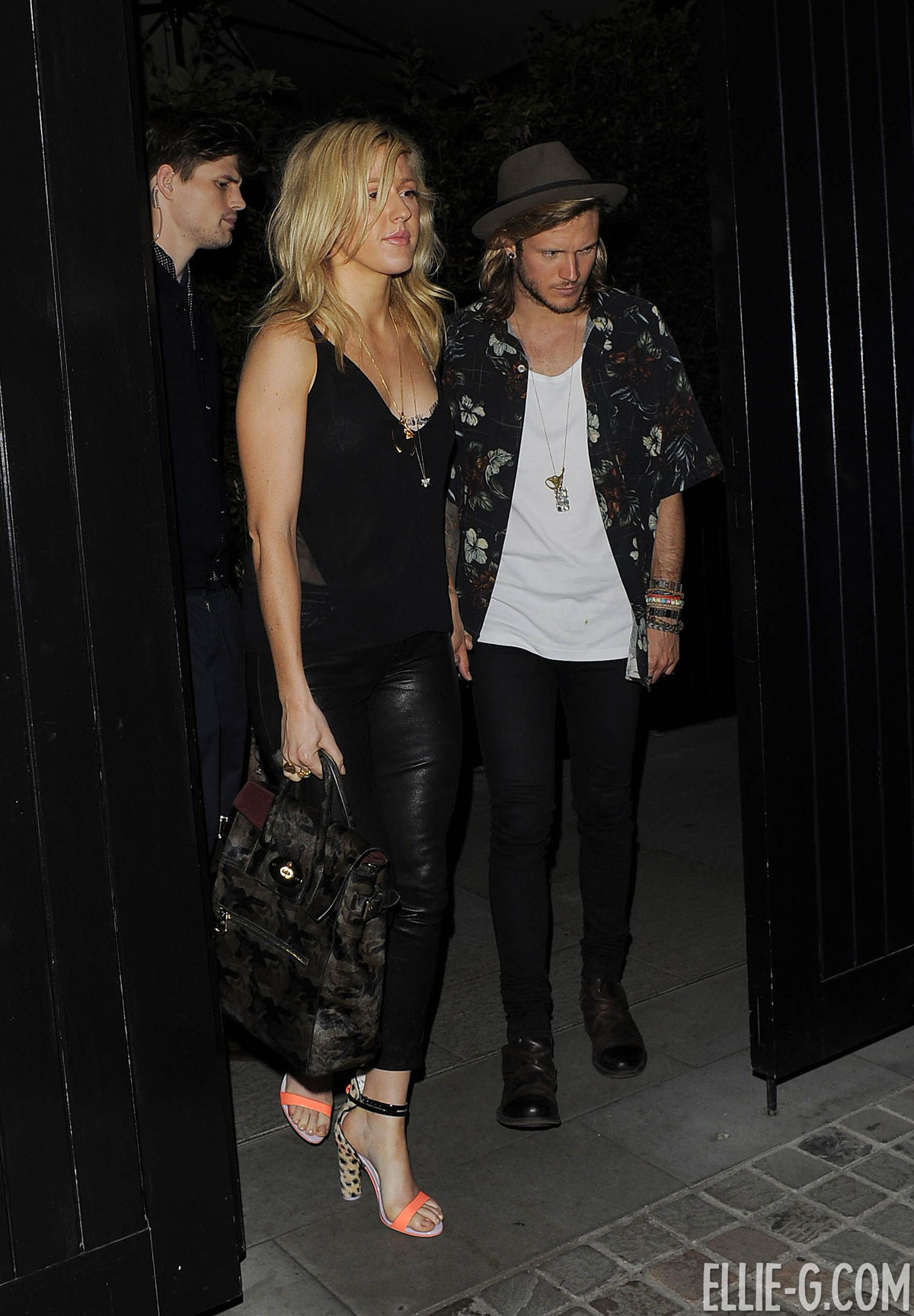 Ellie Goulding was spotted at the Chiltern Firehouse in London