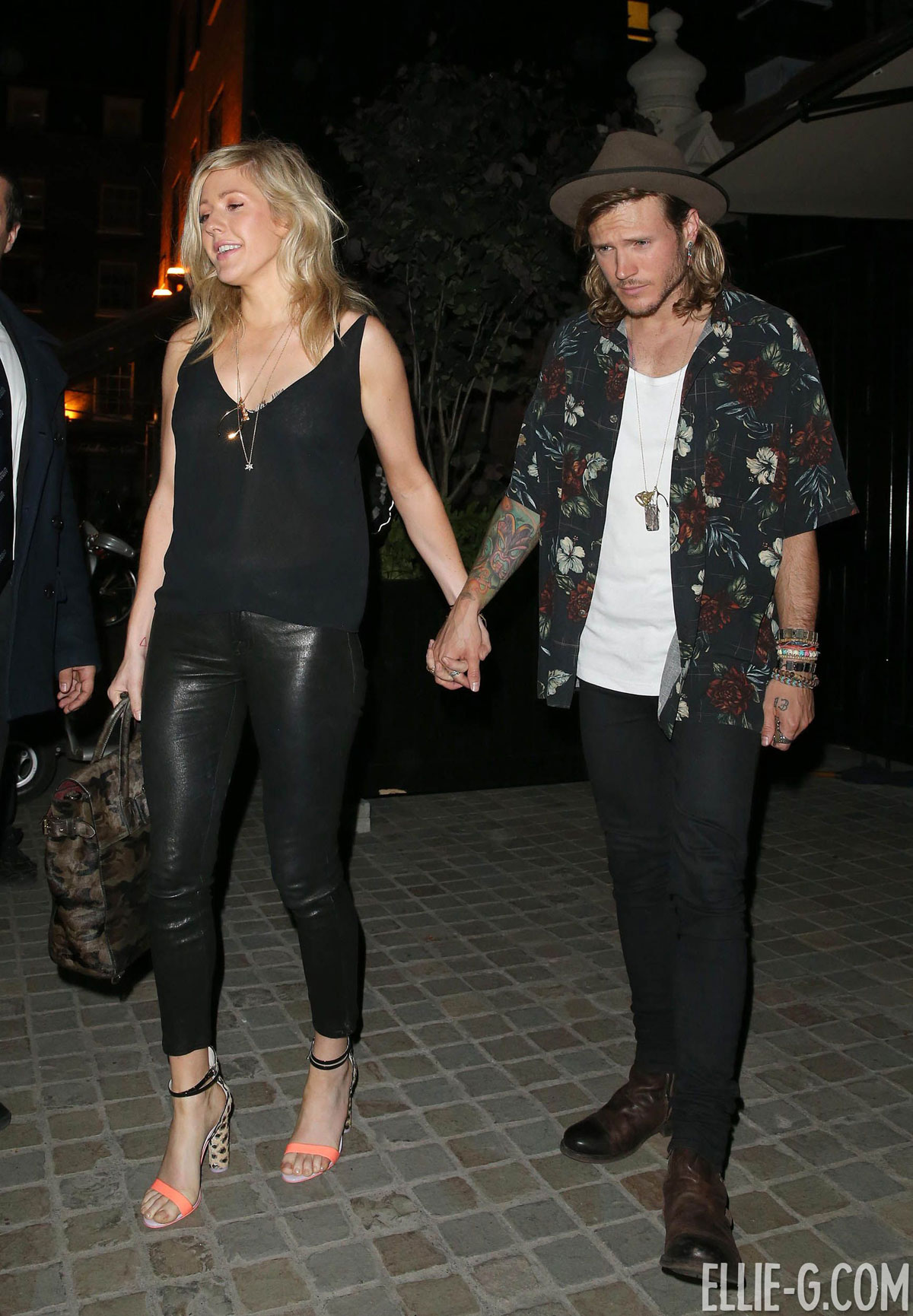 Ellie Goulding was spotted at the Chiltern Firehouse in London