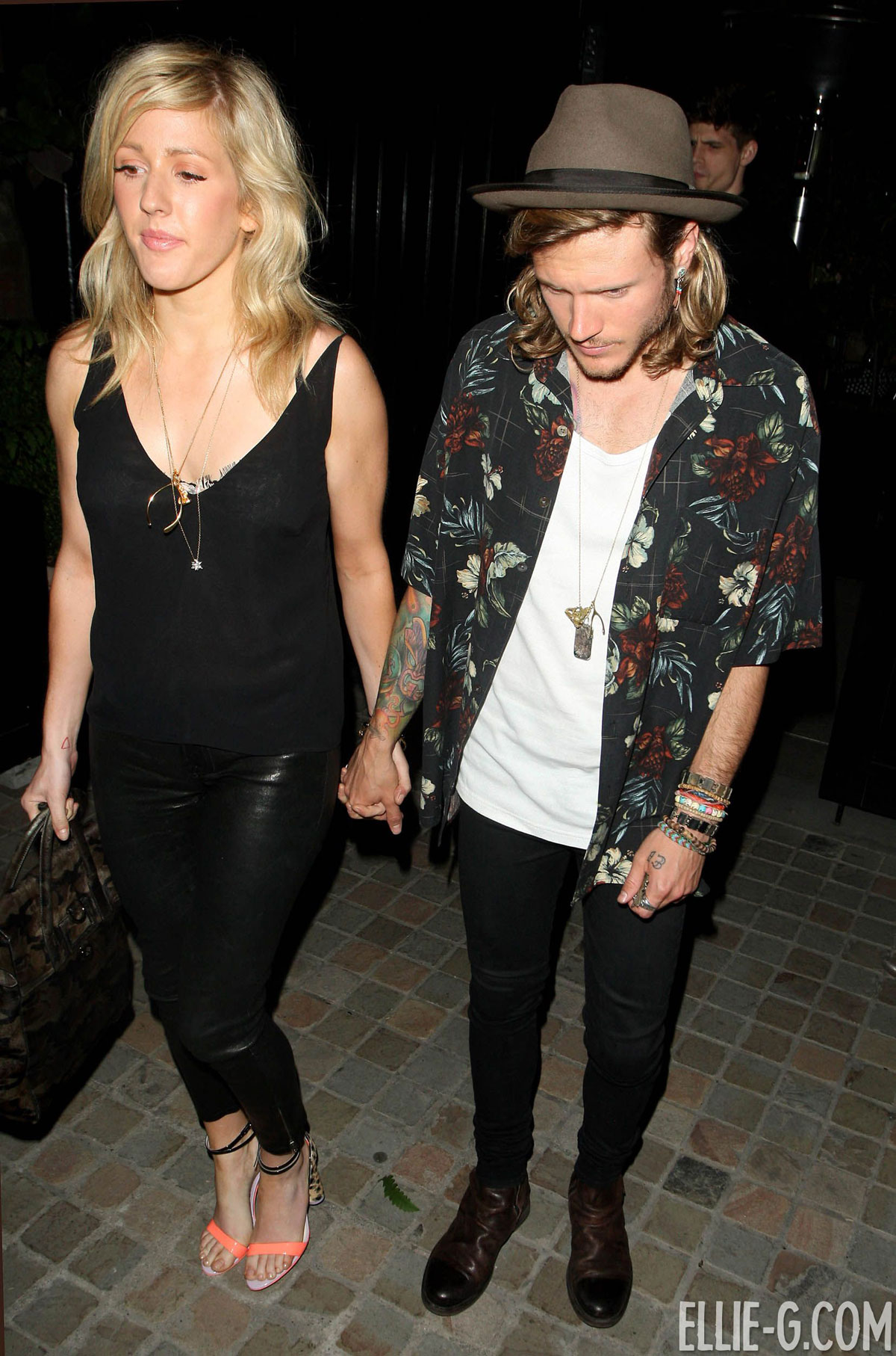 Ellie Goulding was spotted at the Chiltern Firehouse in London