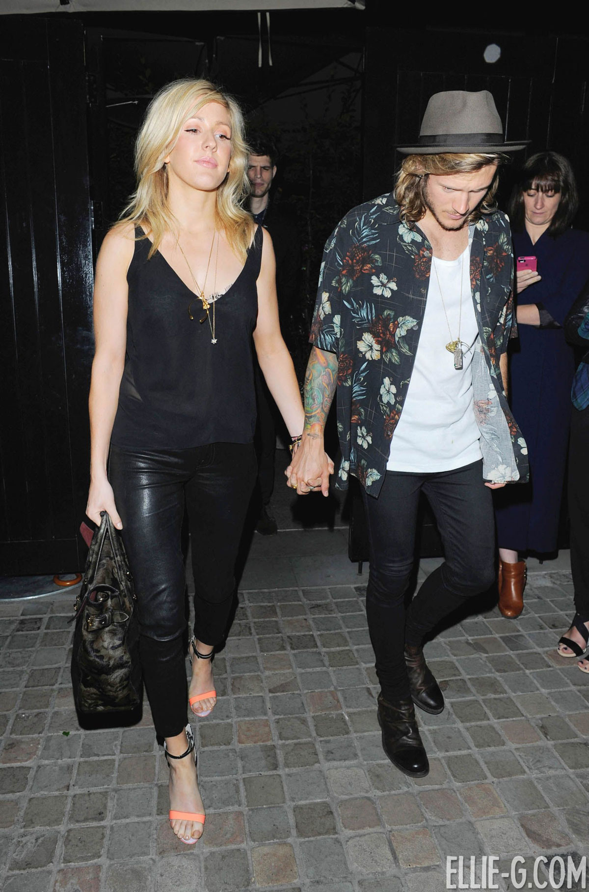 Ellie Goulding was spotted at the Chiltern Firehouse in London