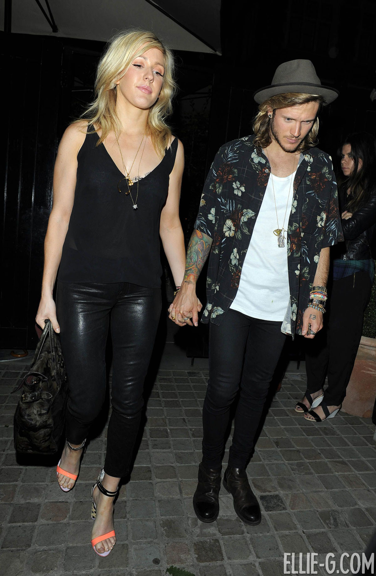 Ellie Goulding was spotted at the Chiltern Firehouse in London