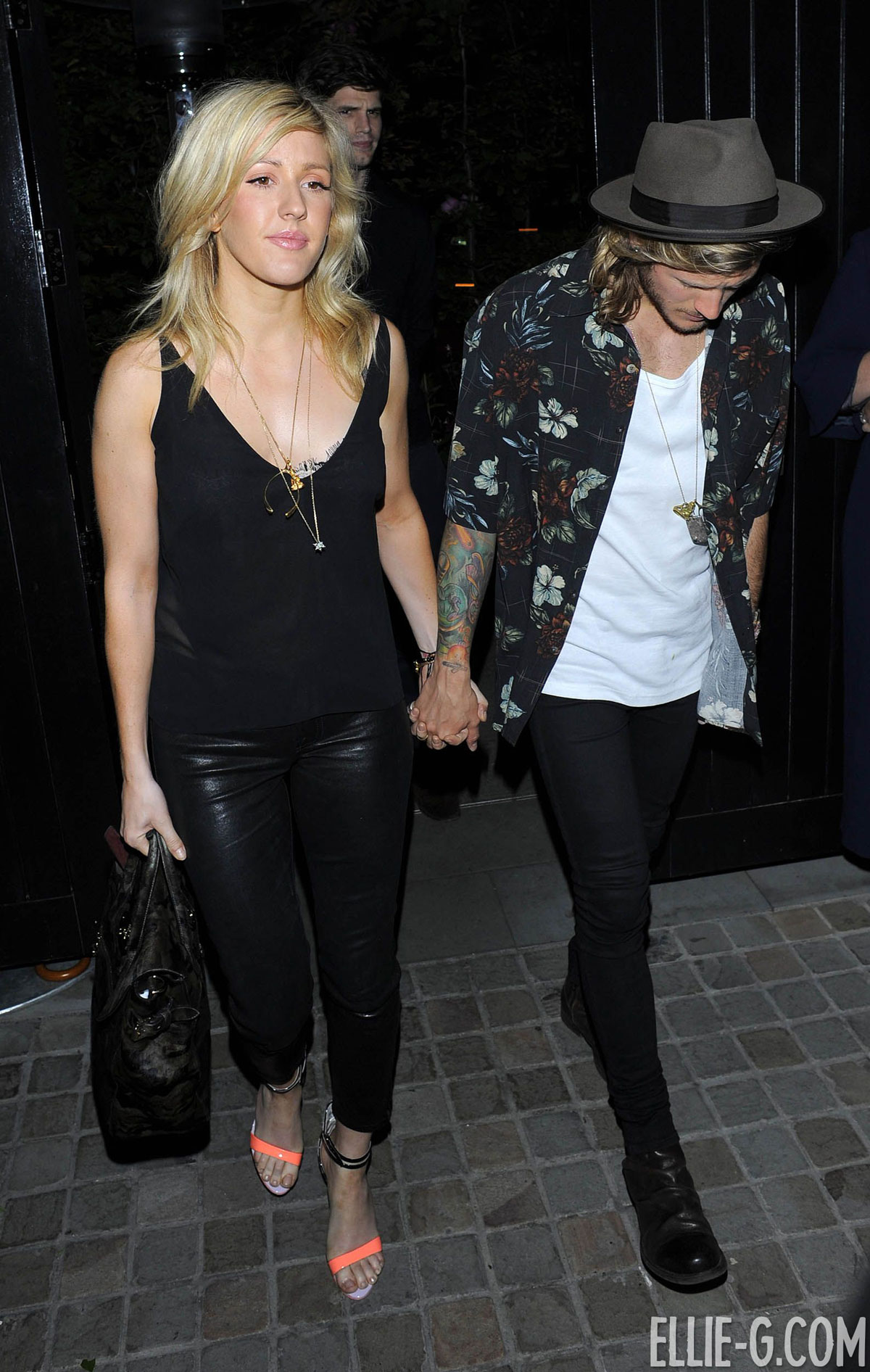 Ellie Goulding was spotted at the Chiltern Firehouse in London