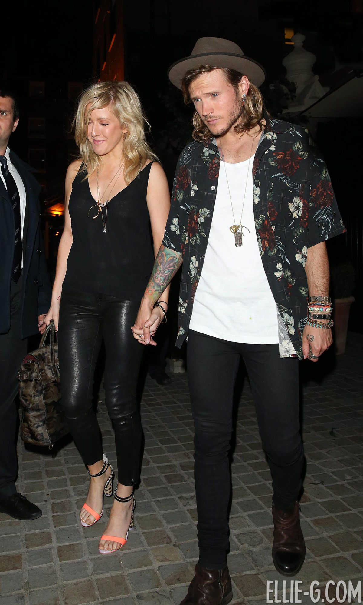 Ellie Goulding was spotted at the Chiltern Firehouse in London