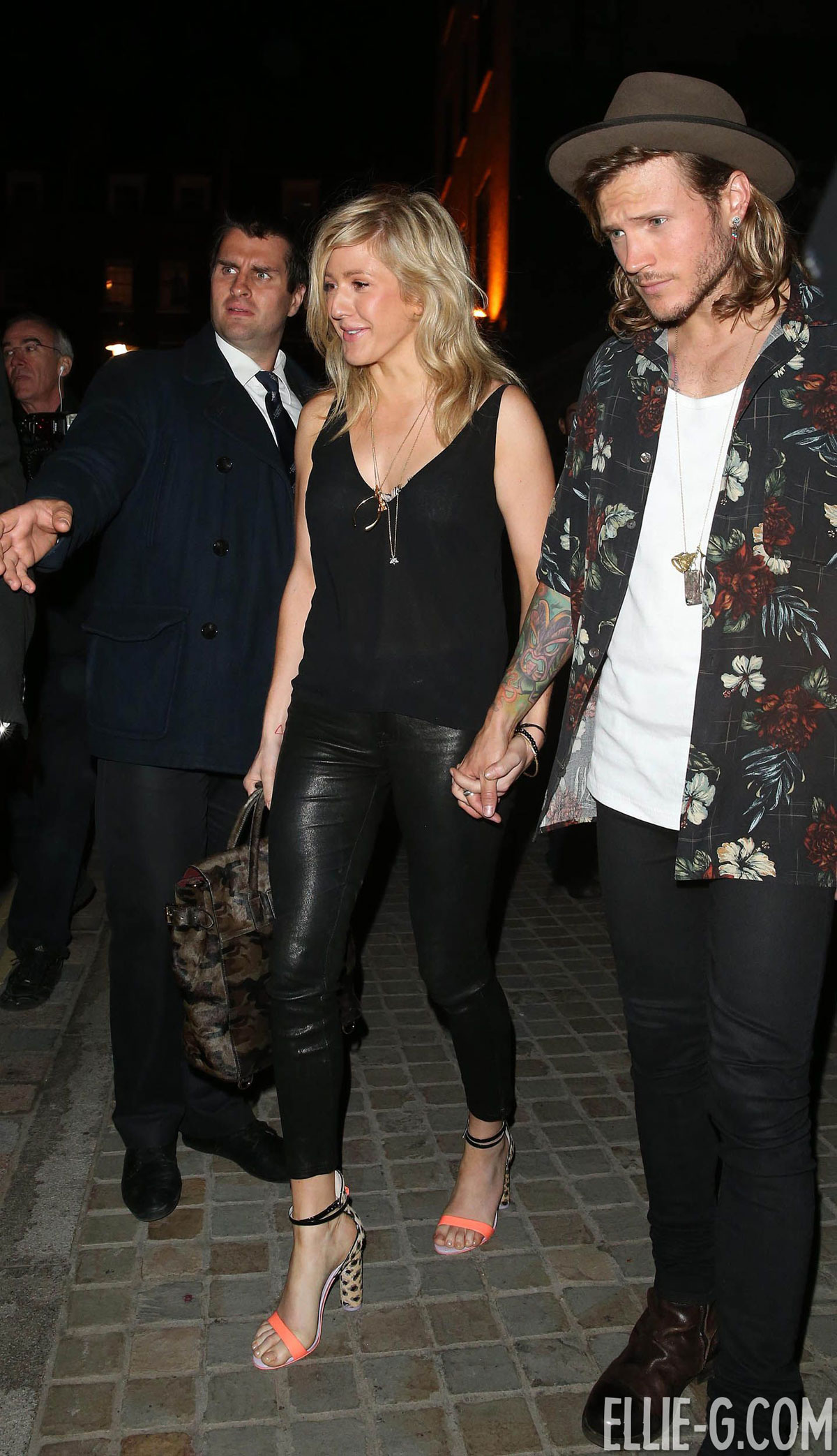 Ellie Goulding was spotted at the Chiltern Firehouse in London