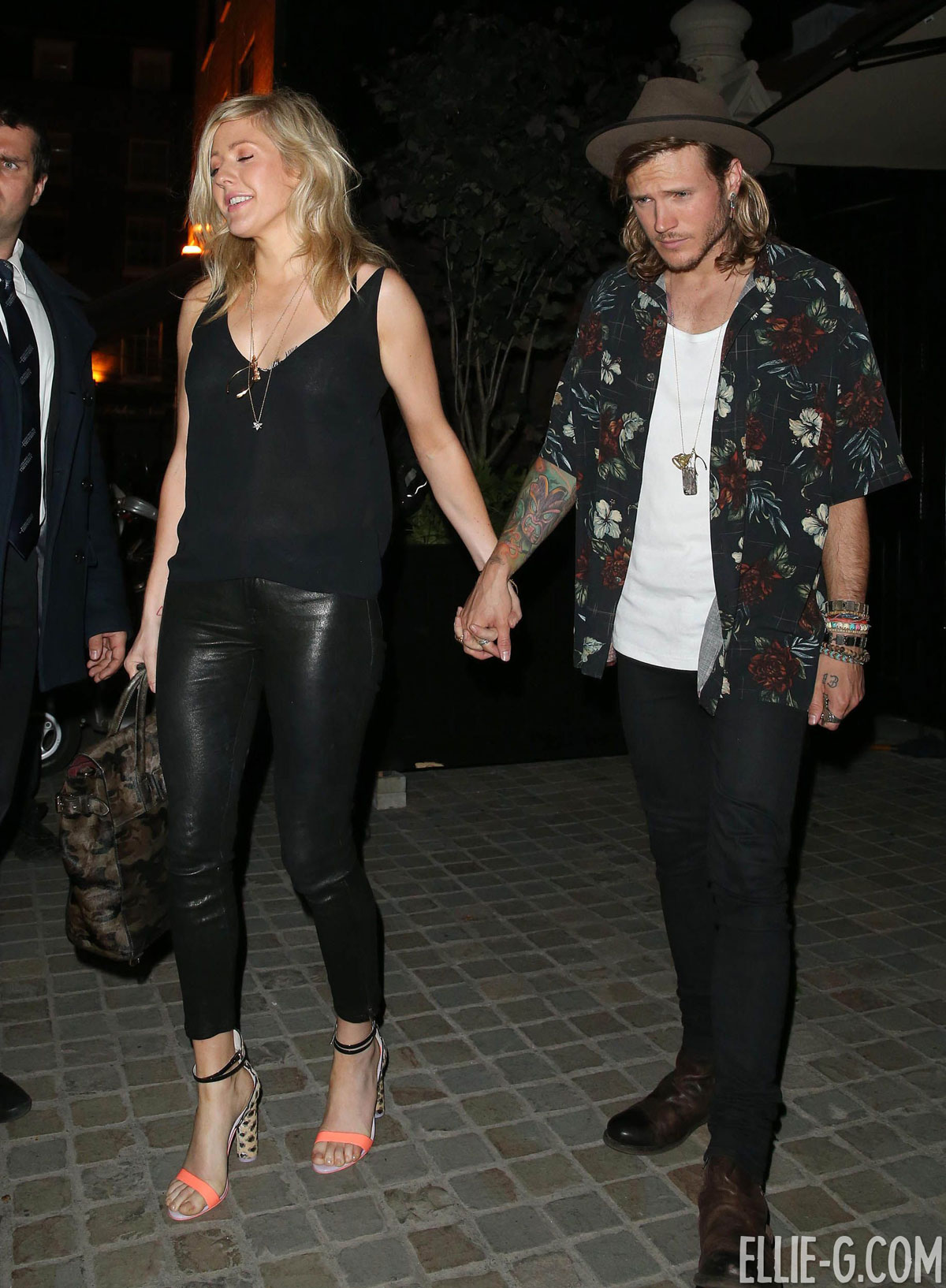 Ellie Goulding was spotted at the Chiltern Firehouse in London