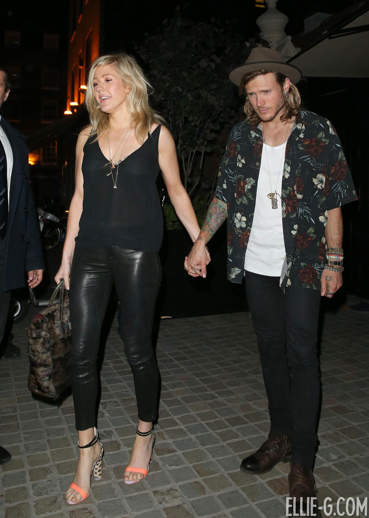 Ellie Goulding was spotted at the Chiltern Firehouse in London