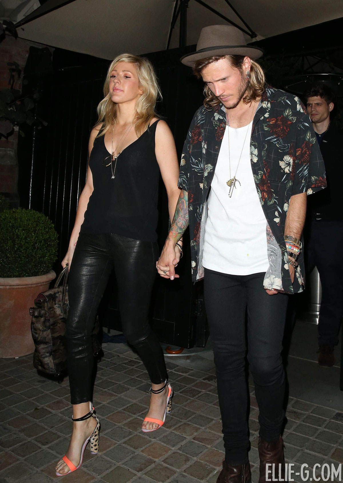 Ellie Goulding was spotted at the Chiltern Firehouse in London