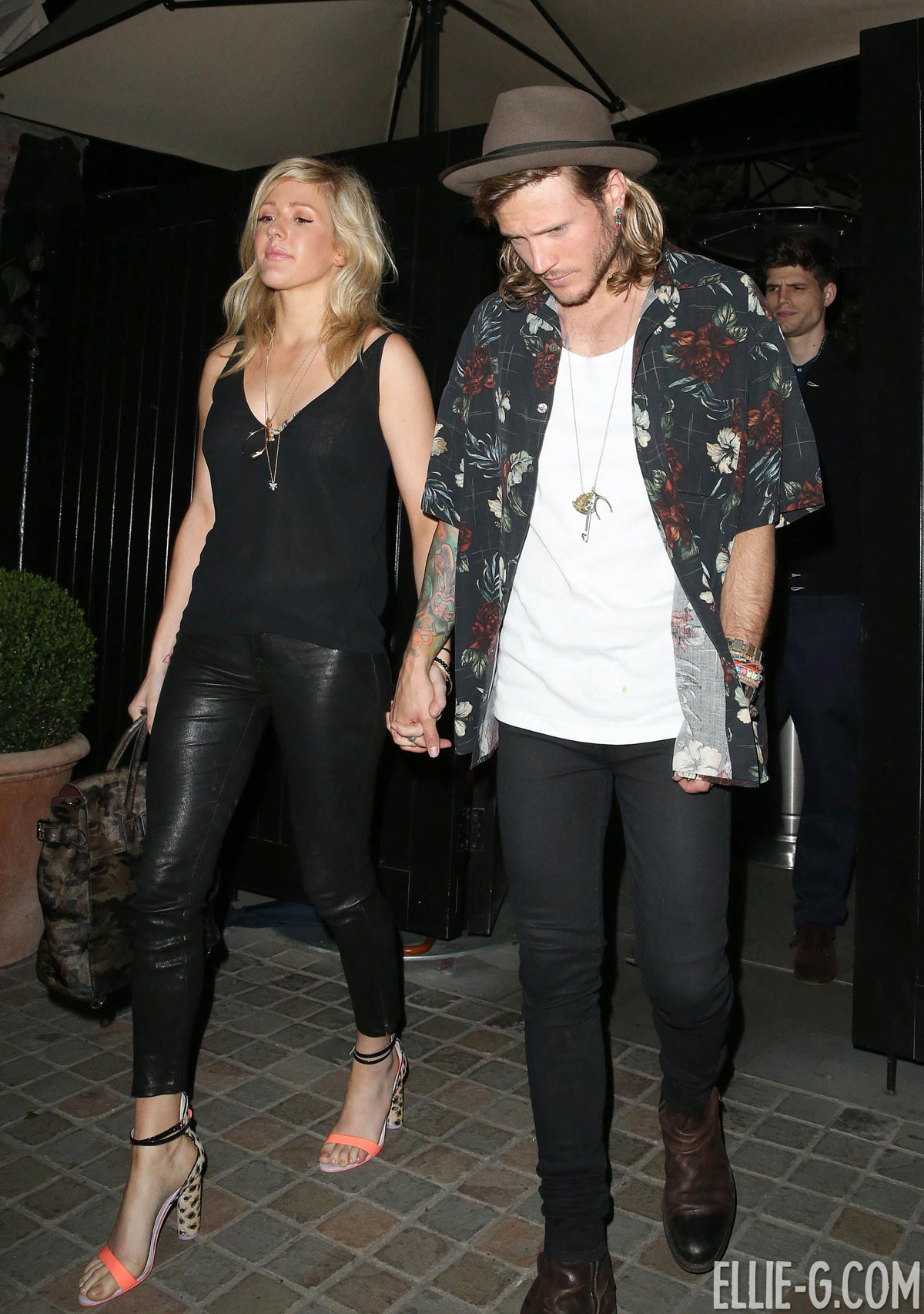 Ellie Goulding was spotted at the Chiltern Firehouse in London