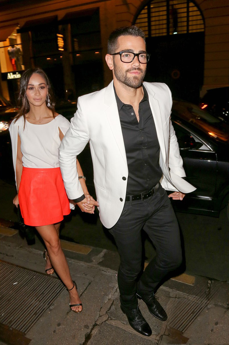 Cara Santana dinner at Hotel Costes Restaurant