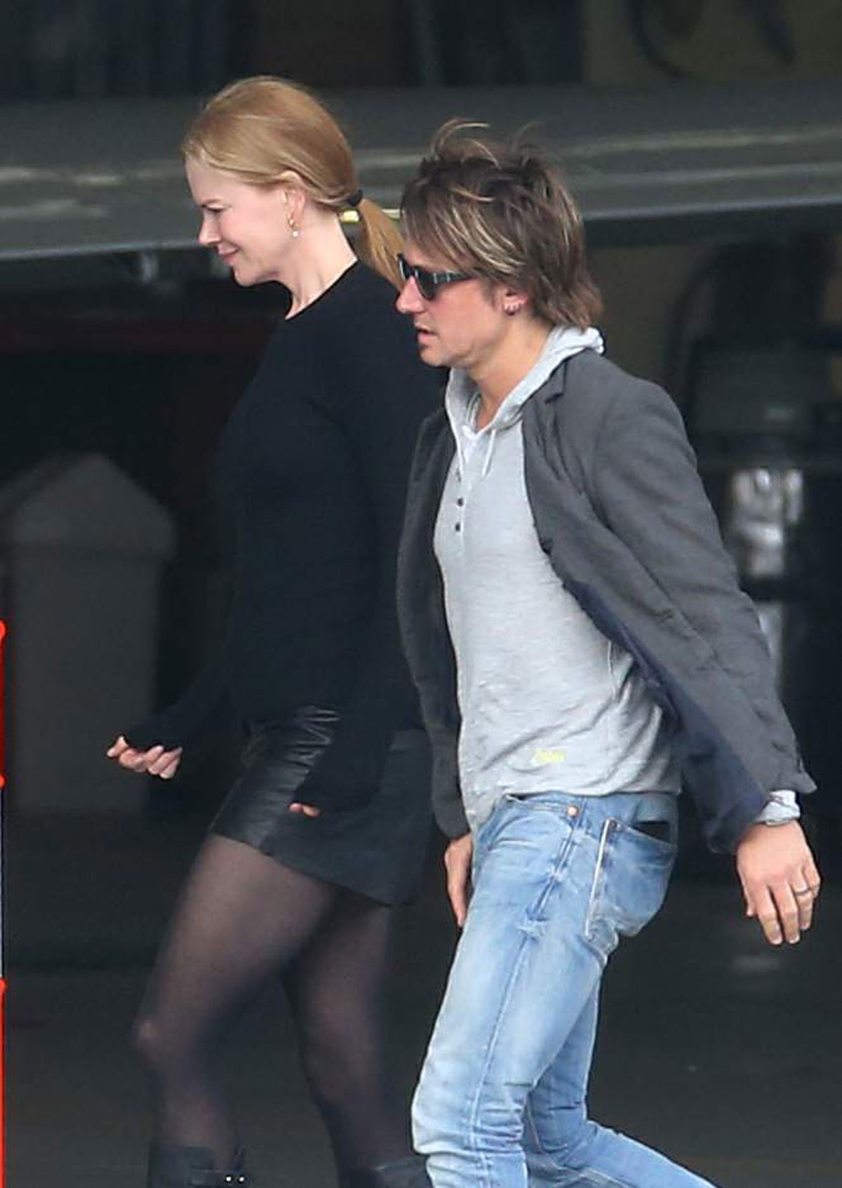 Nicole Kidman arrive into Melbourne