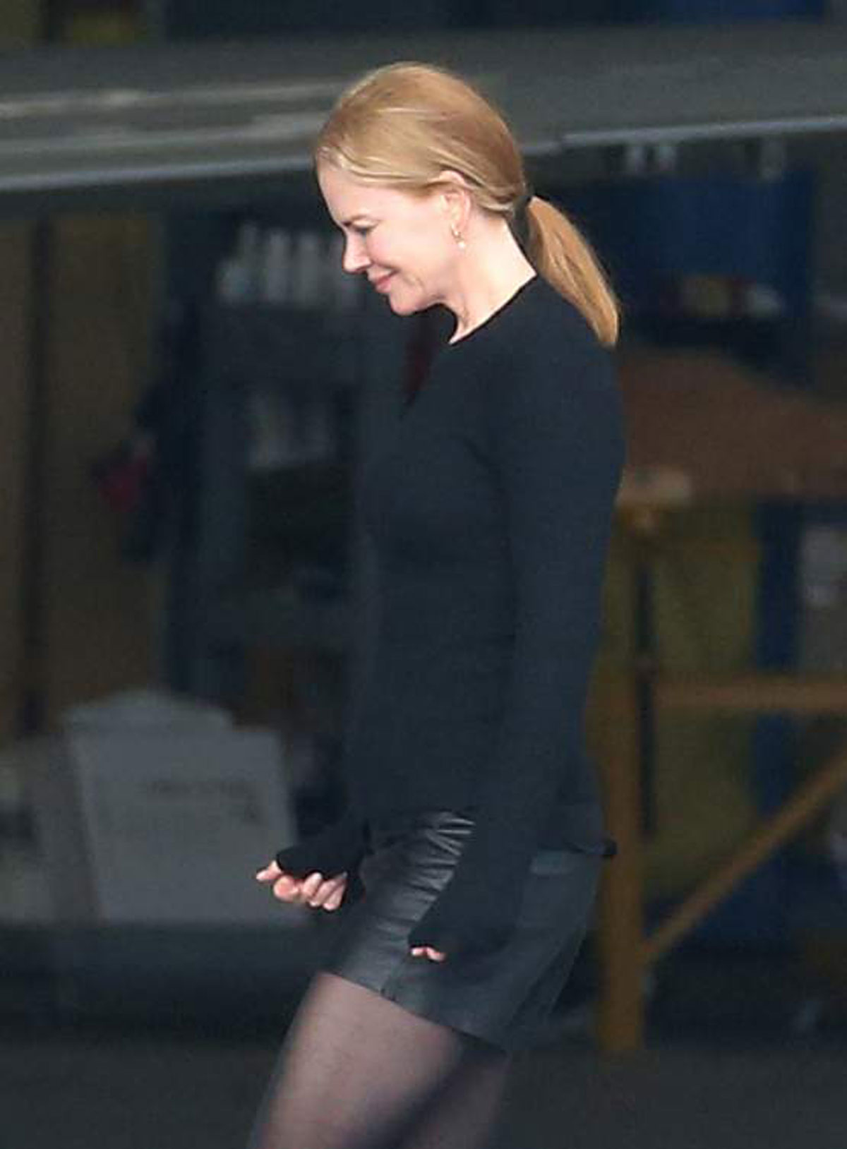 Nicole Kidman arrive into Melbourne