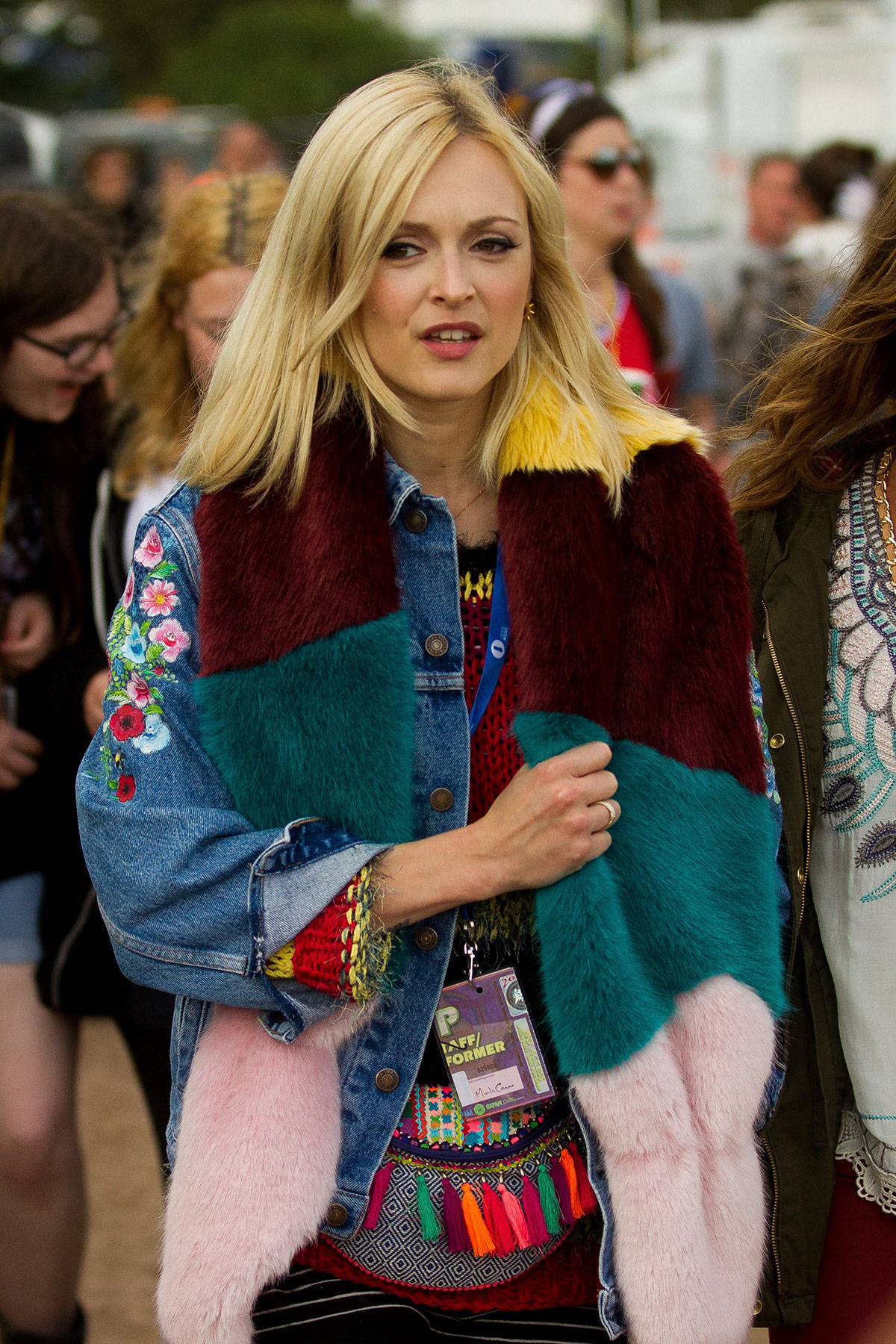 Fearne Cotton attends Glastonbury Festival