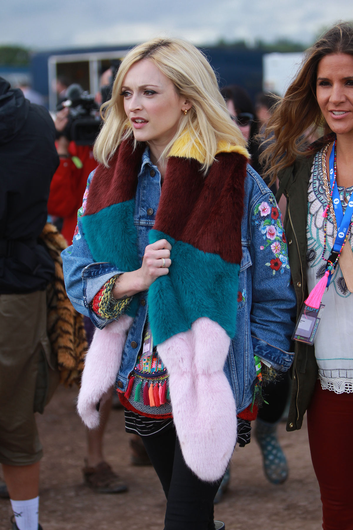 Fearne Cotton attends Glastonbury Festival