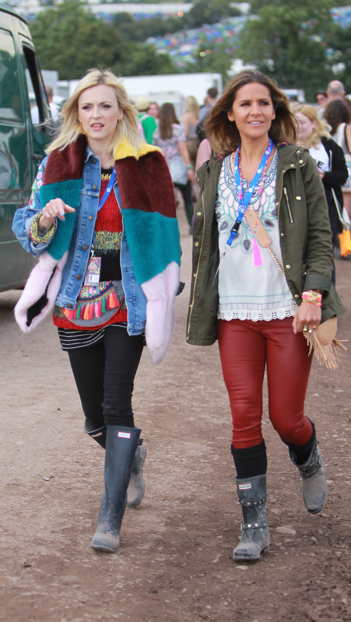 Fearne Cotton attends Glastonbury Festival