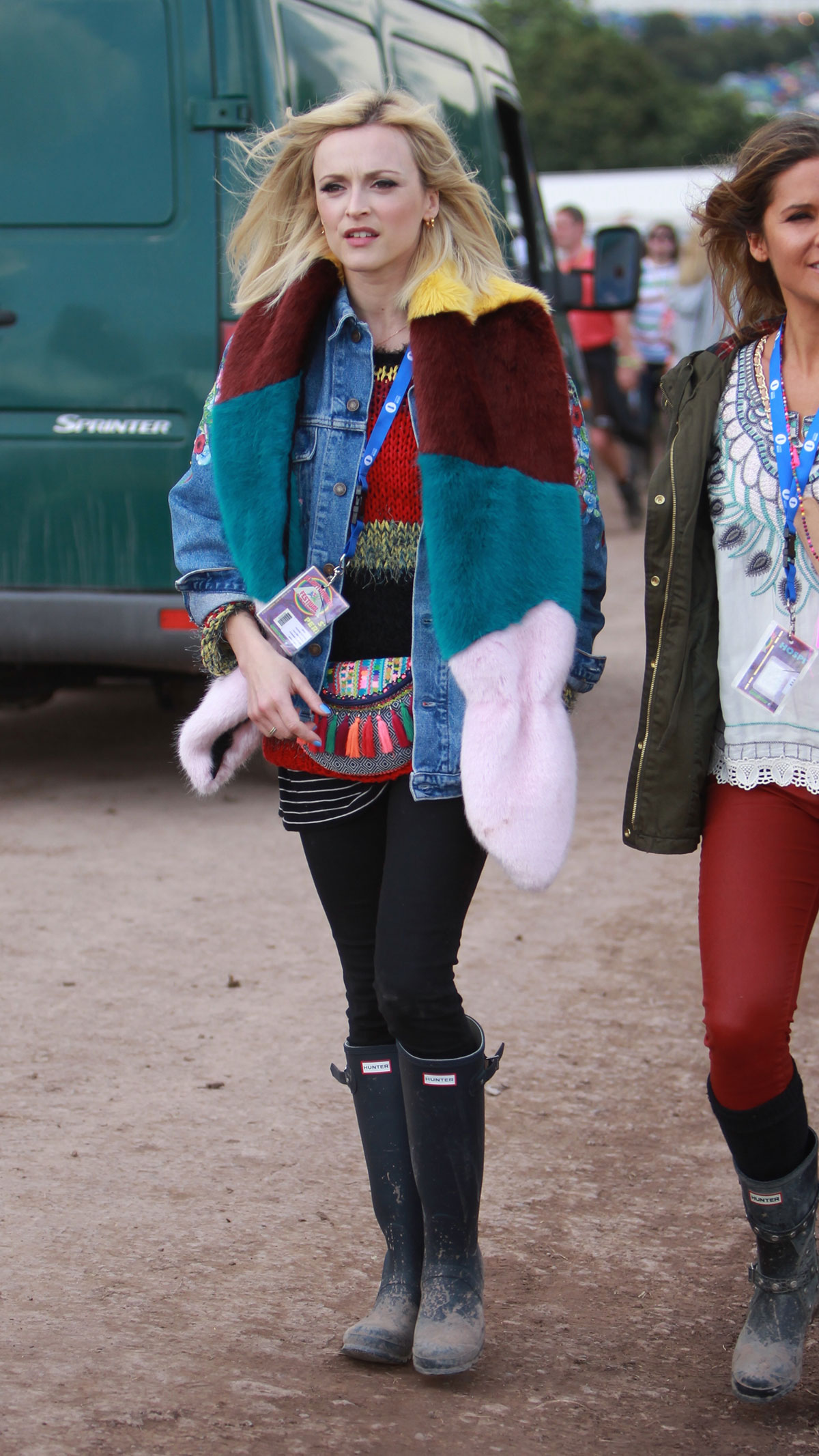 Fearne Cotton attends Glastonbury Festival