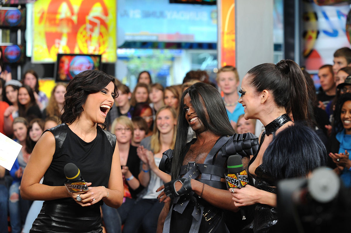 Nelly Furtado appearing on the Canadian TV show Much On Demand